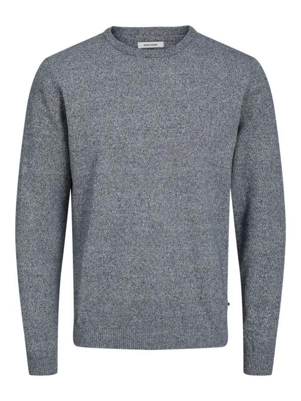 Jack & Jones JJEBASIC KNIT CREW NECK NOOS Pullover Navy Blazer Twisted