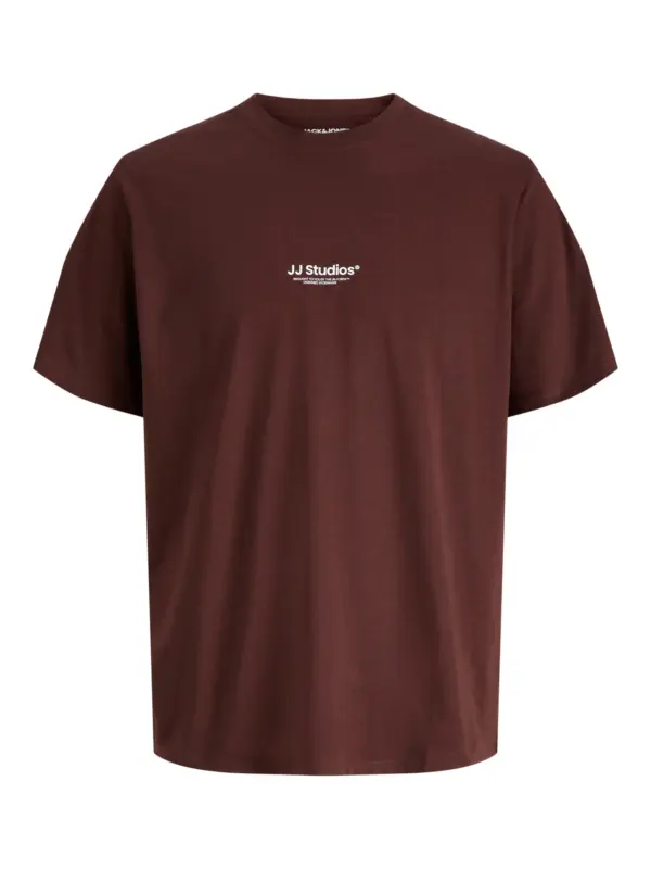 Jack & Jones JJESOHO TEE SS CREW NECK NOOS T-Shirt Bitter Chocolate