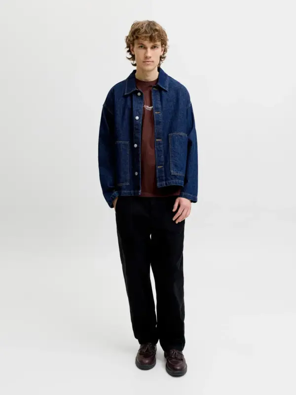 Jack & Jones JJESOHO TEE SS CREW NECK NOOS T-Shirt Bitter Chocolate