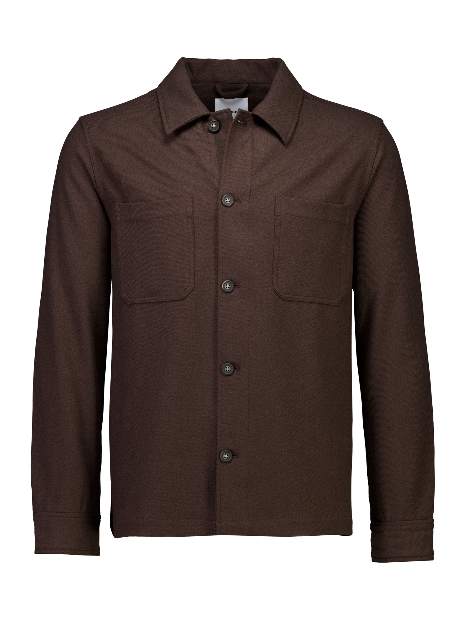 Lindbergh Superflex Overshirt Brown Melange
