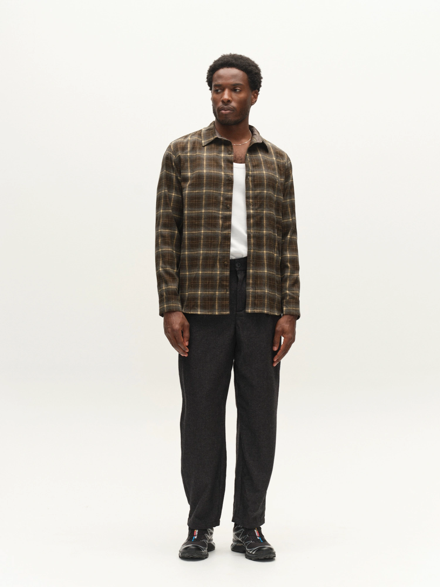 GABBA Sven Reg F1097 Shirt L/S Forest Night