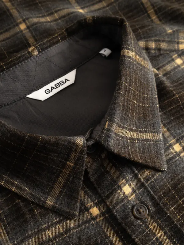 GABBA Sven Reg F1097 Shirt L/S Forest Night