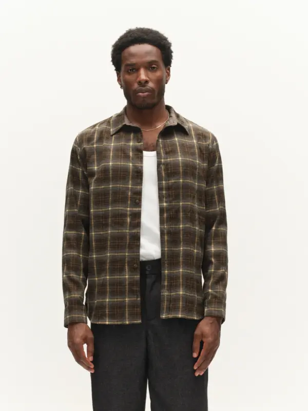 GABBA Sven Reg F1097 Shirt L/S Forest Night