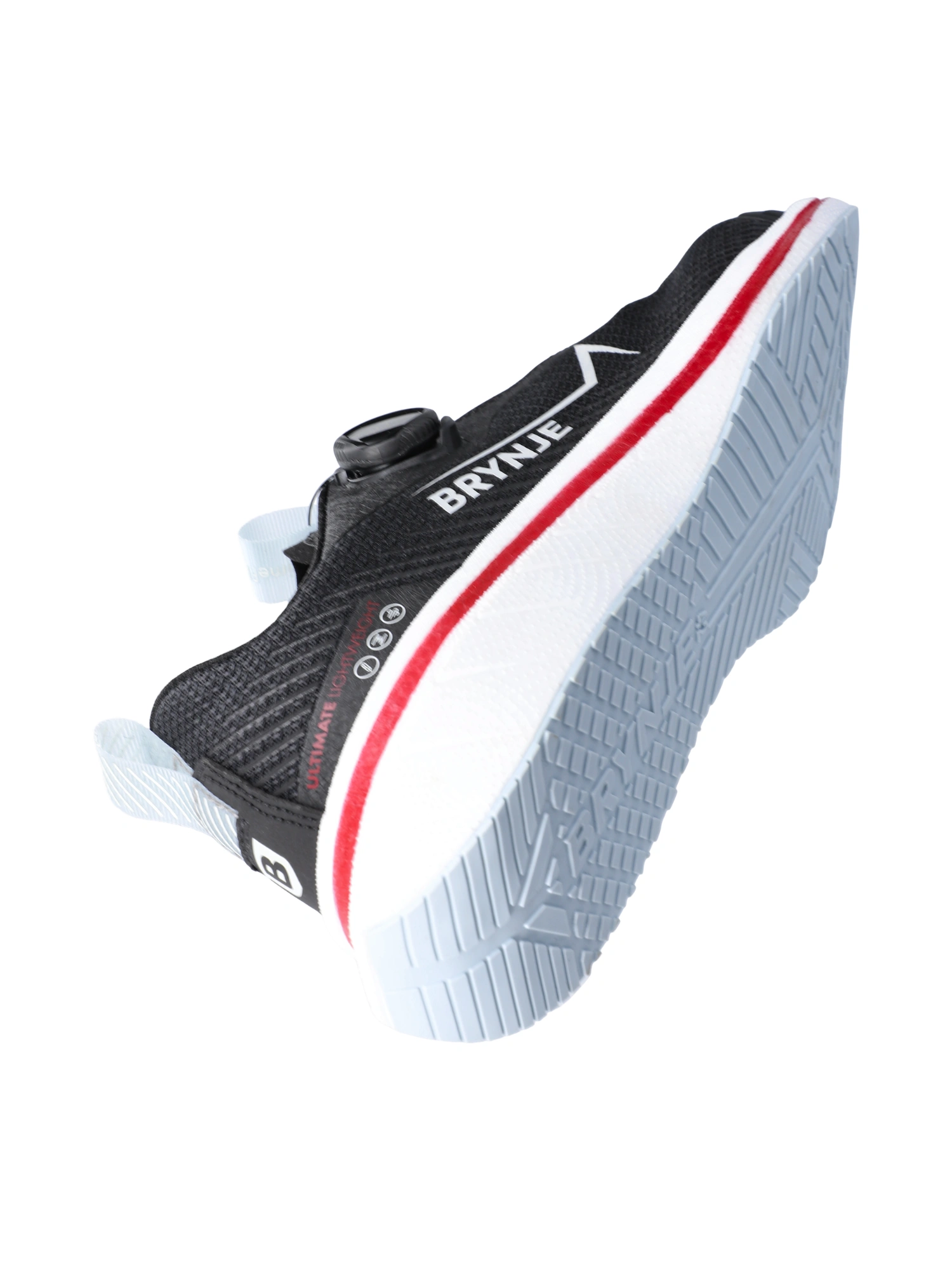 BRYNJE Orbit Textile BOA Sikkerhedssko Sort_hvid sål