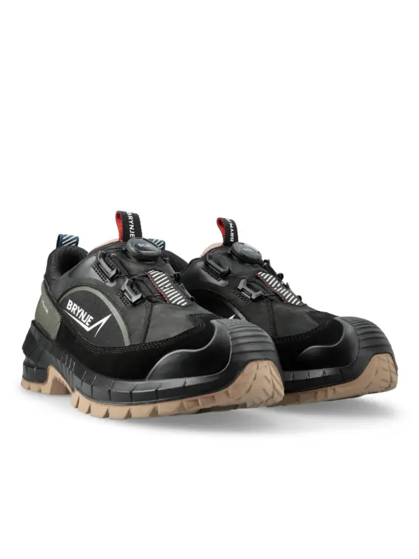 BRYNJE TReK B-dry Shoe BOA Sikkerhedssko Sort