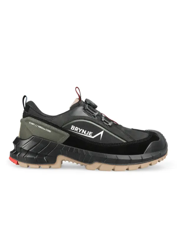 BRYNJE TReK B-dry Shoe BOA Sikkerhedssko Sort