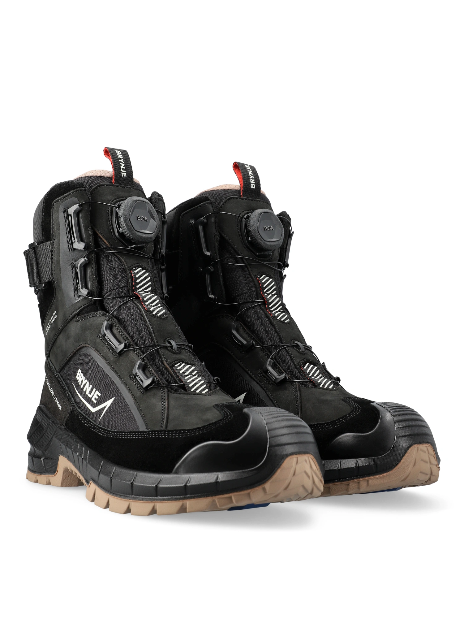 BRYNJE TReK B-dry Winter Boot BOA Sikkerhedsstøvler Sort