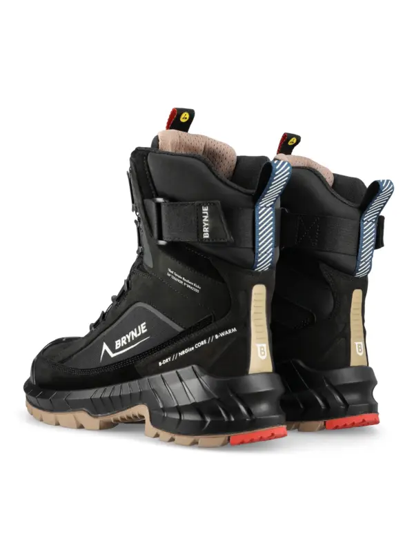 BRYNJE TReK B-dry Winter Boot BOA Sikkerhedsstøvler Sort