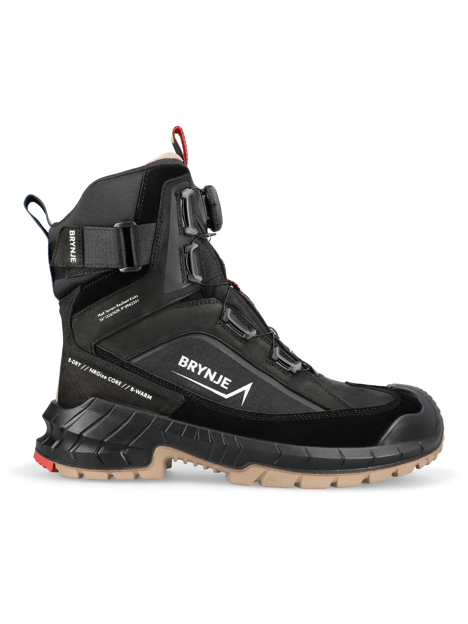 BRYNJE TReK B-dry Winter Boot BOA Sikkerhedsstøvler Sort