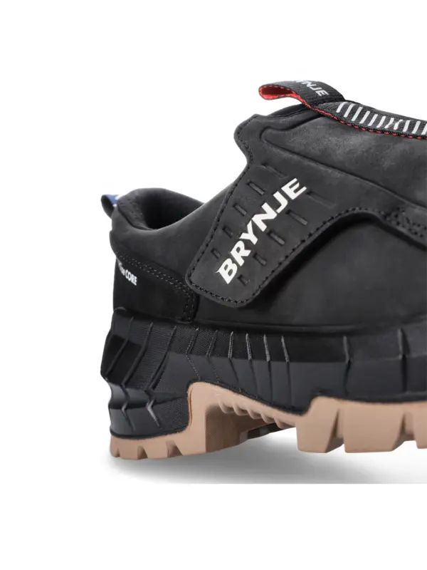 BRYNJE TReK Velcro Shoe Sikkerhedssko Sort
