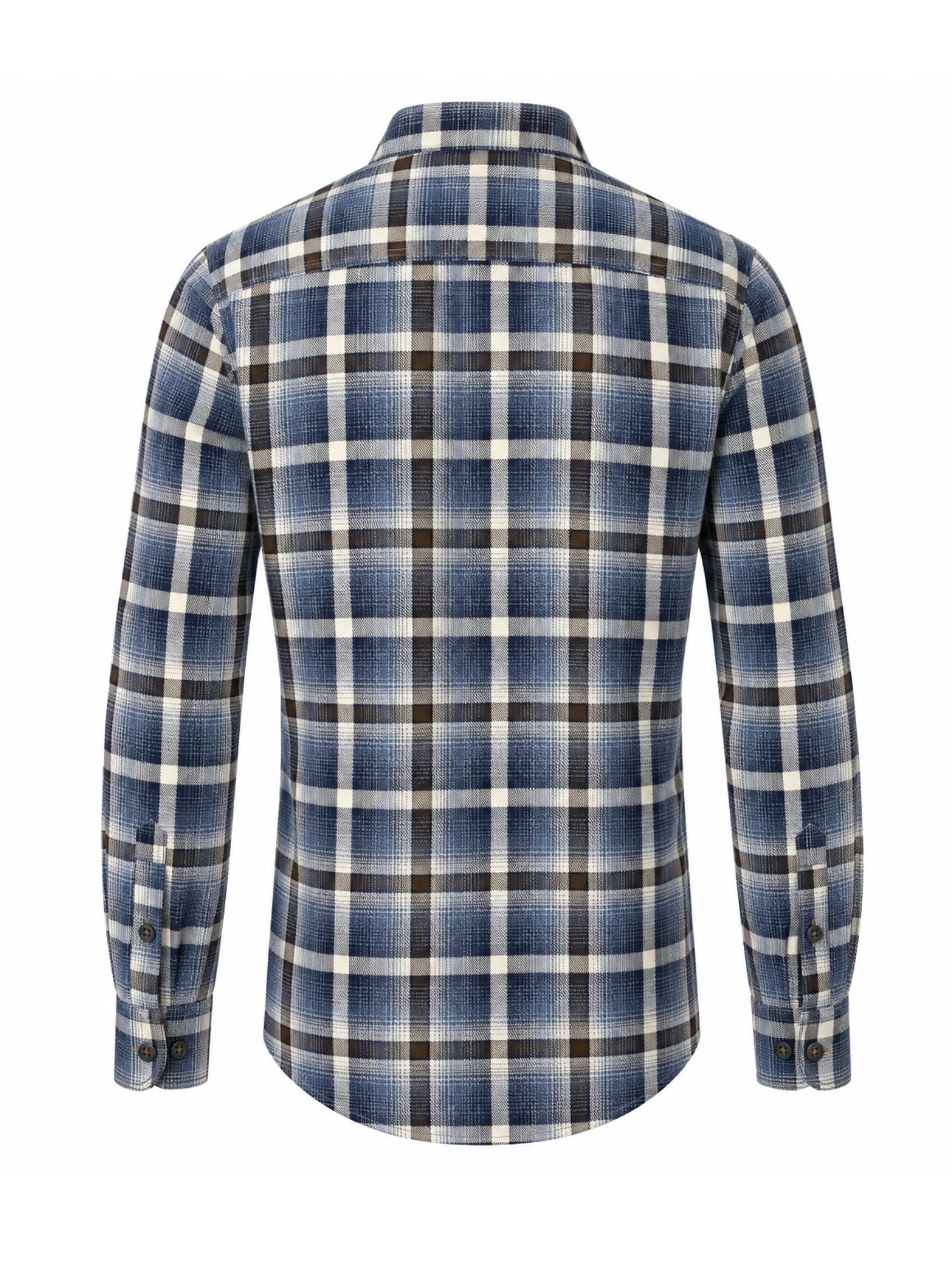 CASAMODA Casual Ternet Langærmet Skjorte Blue