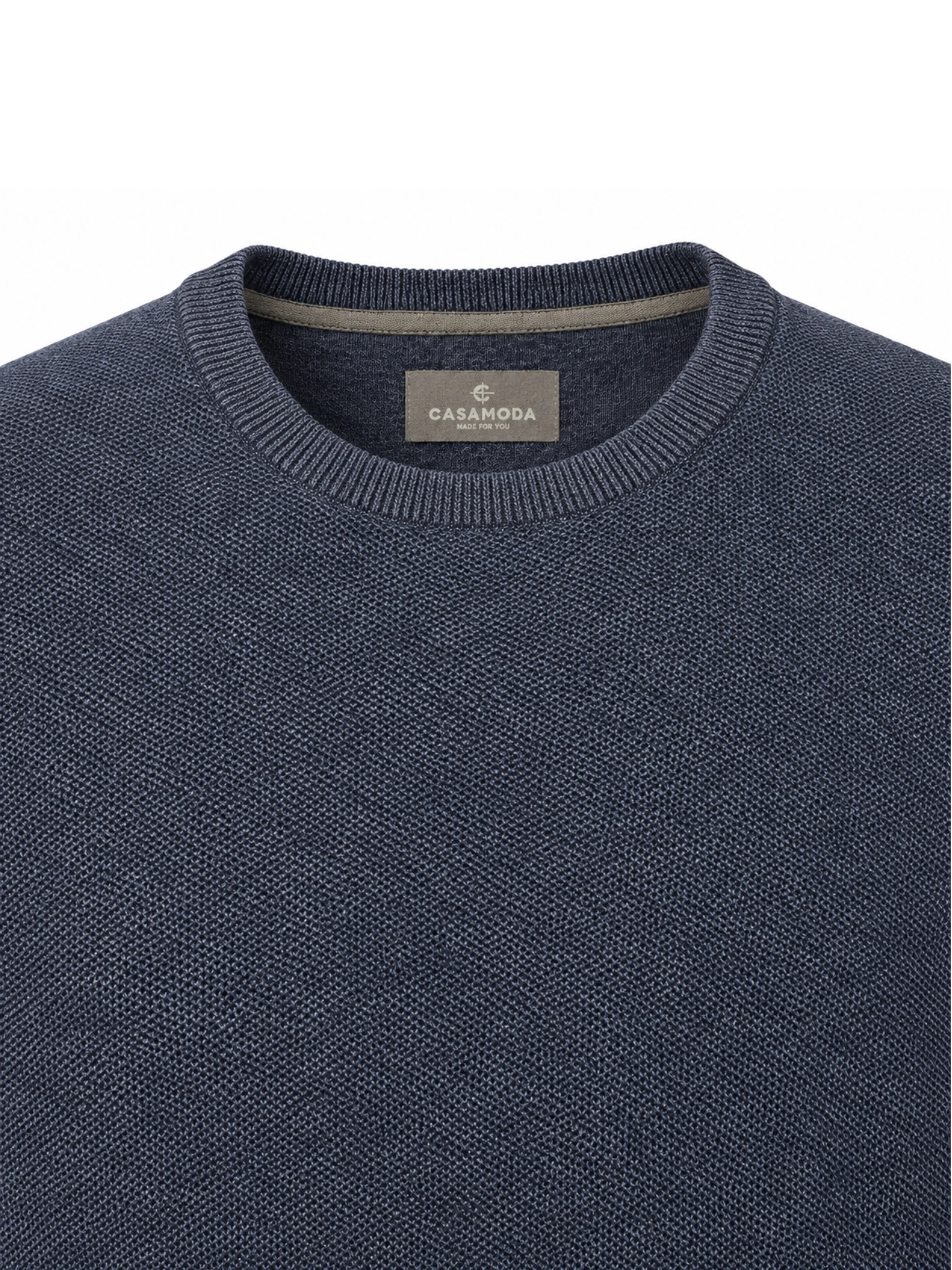 CASAMODA O-neck Pullover Dark Navy