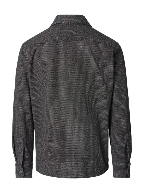 Alternative view of CASAMODA Stretch Overshirt Black Beauty