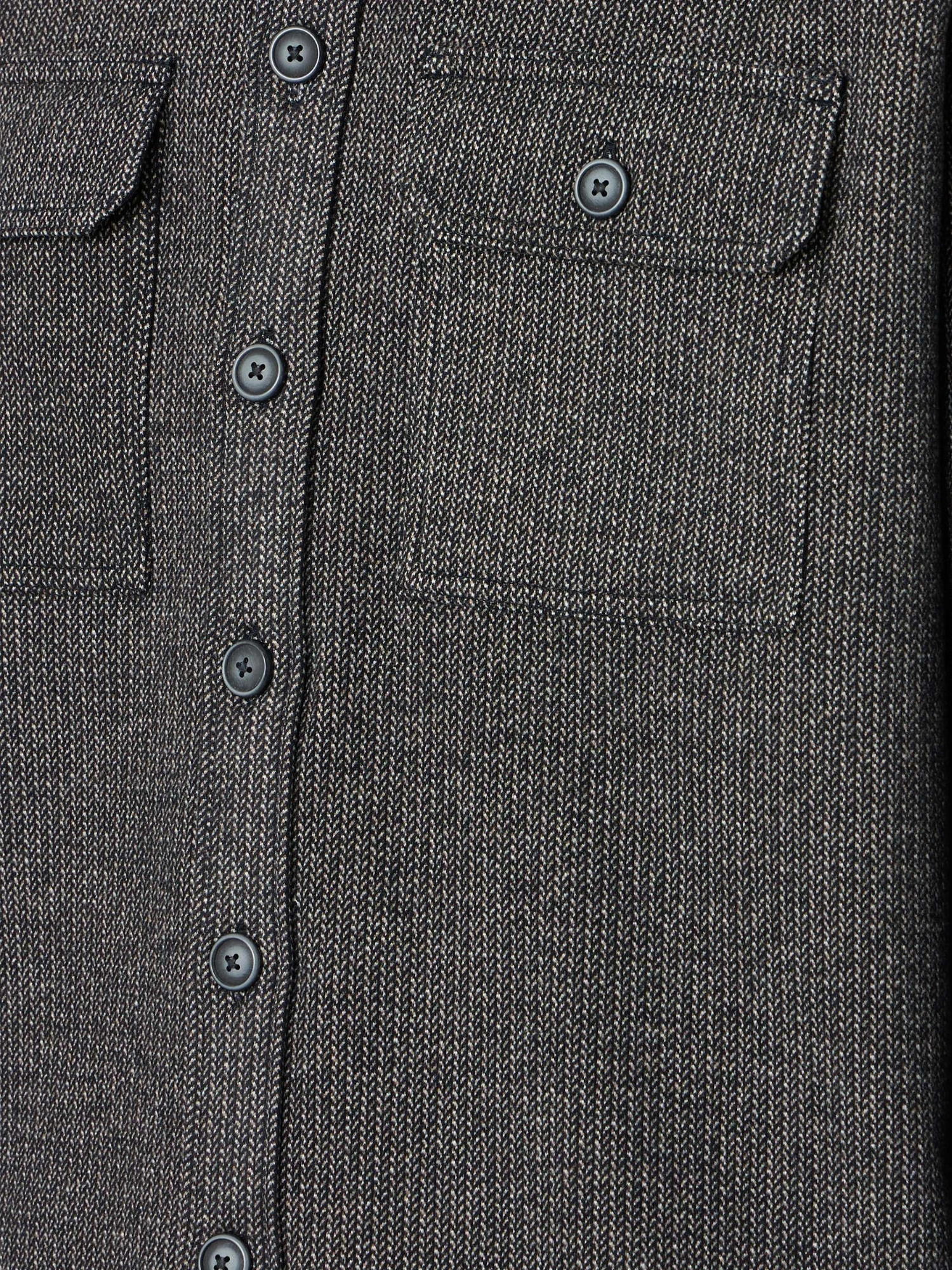 CASAMODA Stretch Overshirt Black Beauty