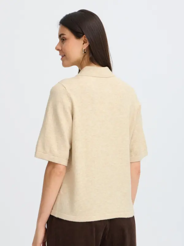 Fransa FRSUZETTE PU 1 Pullover Oatmeal Melange 20618280