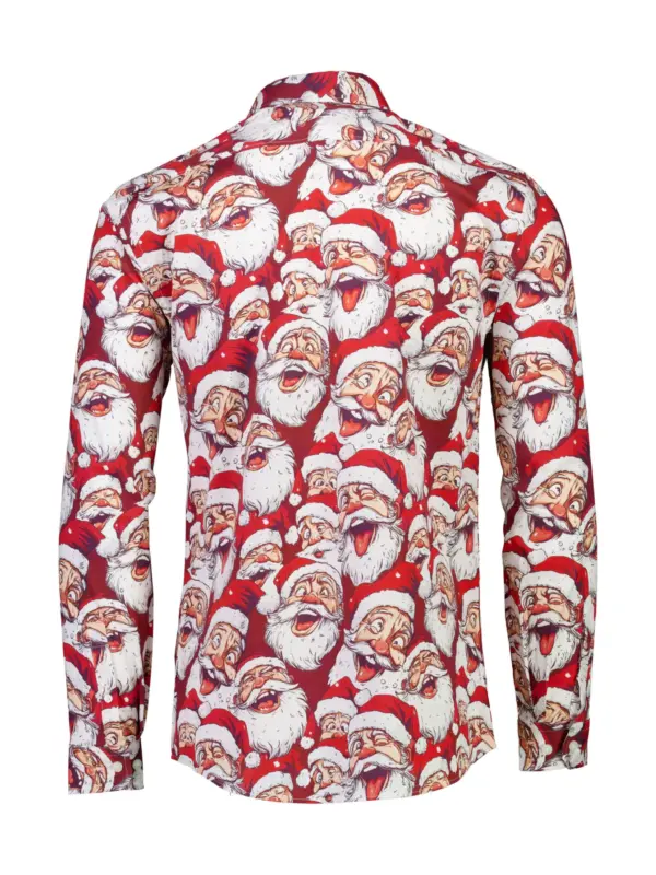 Lindbergh AOP Christmas Skjorte Red