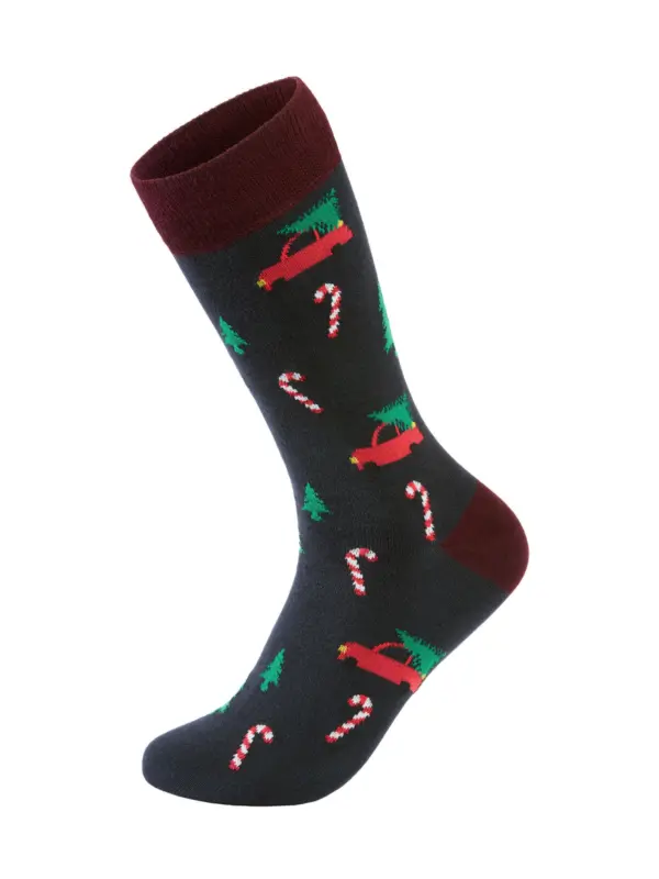 Lindbergh Christmas bamboo Strømper Navy