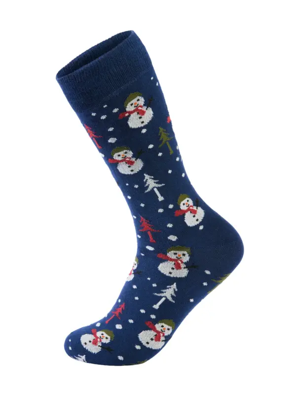Lindbergh Christmas bamboo Strømper Blue