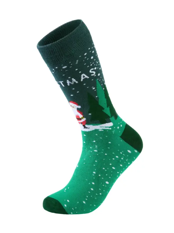 Lindbergh Christmas bamboo Strømper Green