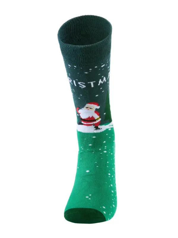 Lindbergh Christmas bamboo Strømper Green