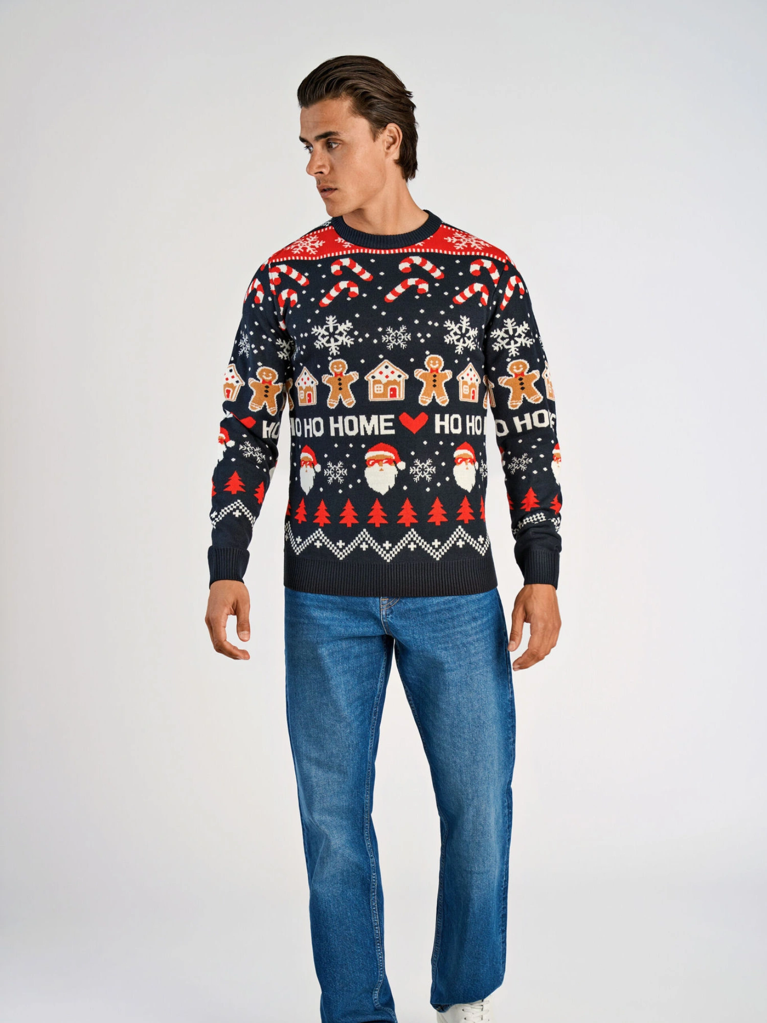 Lindbergh Santa Pullover Navy