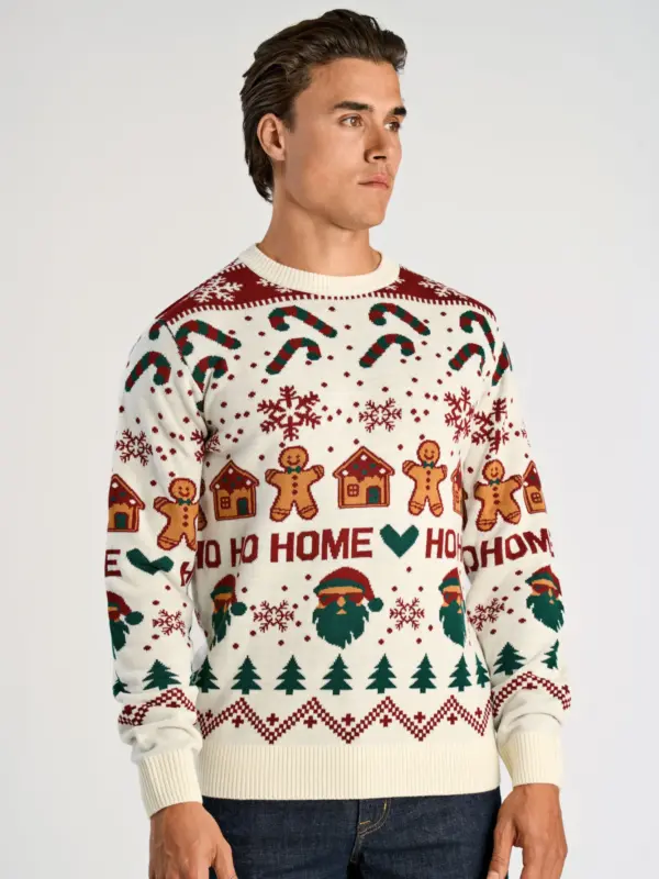 Lindbergh Santa Pullover Off White
