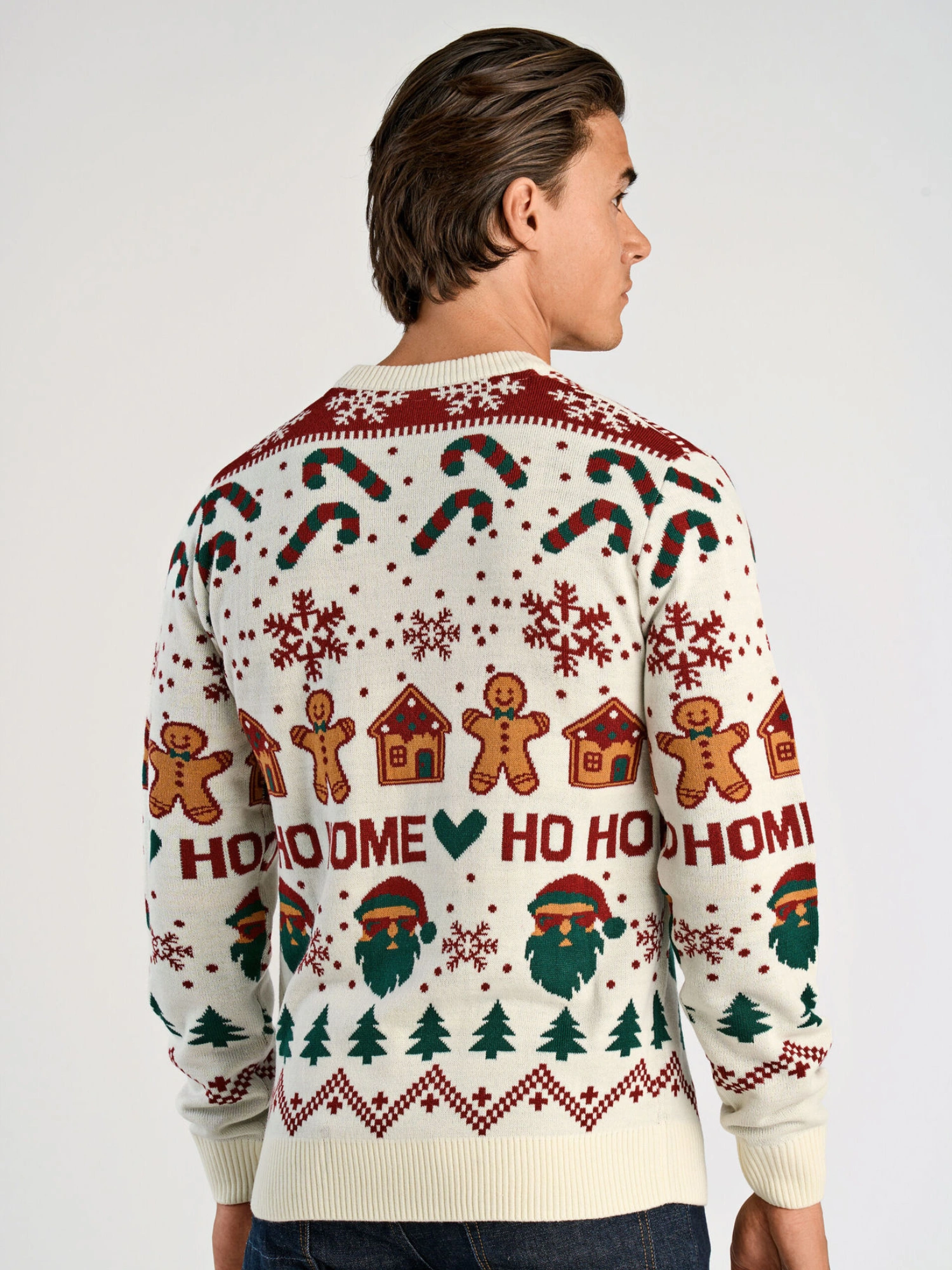 Lindbergh Santa Pullover Off White