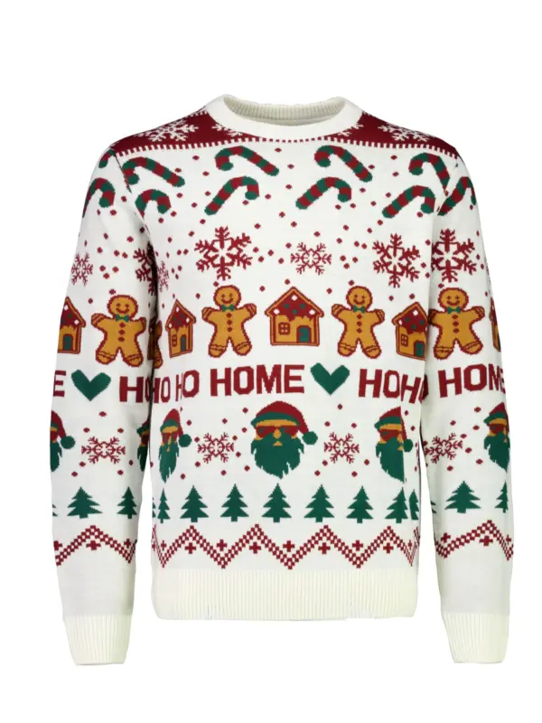 Lindbergh Santa Pullover Off White