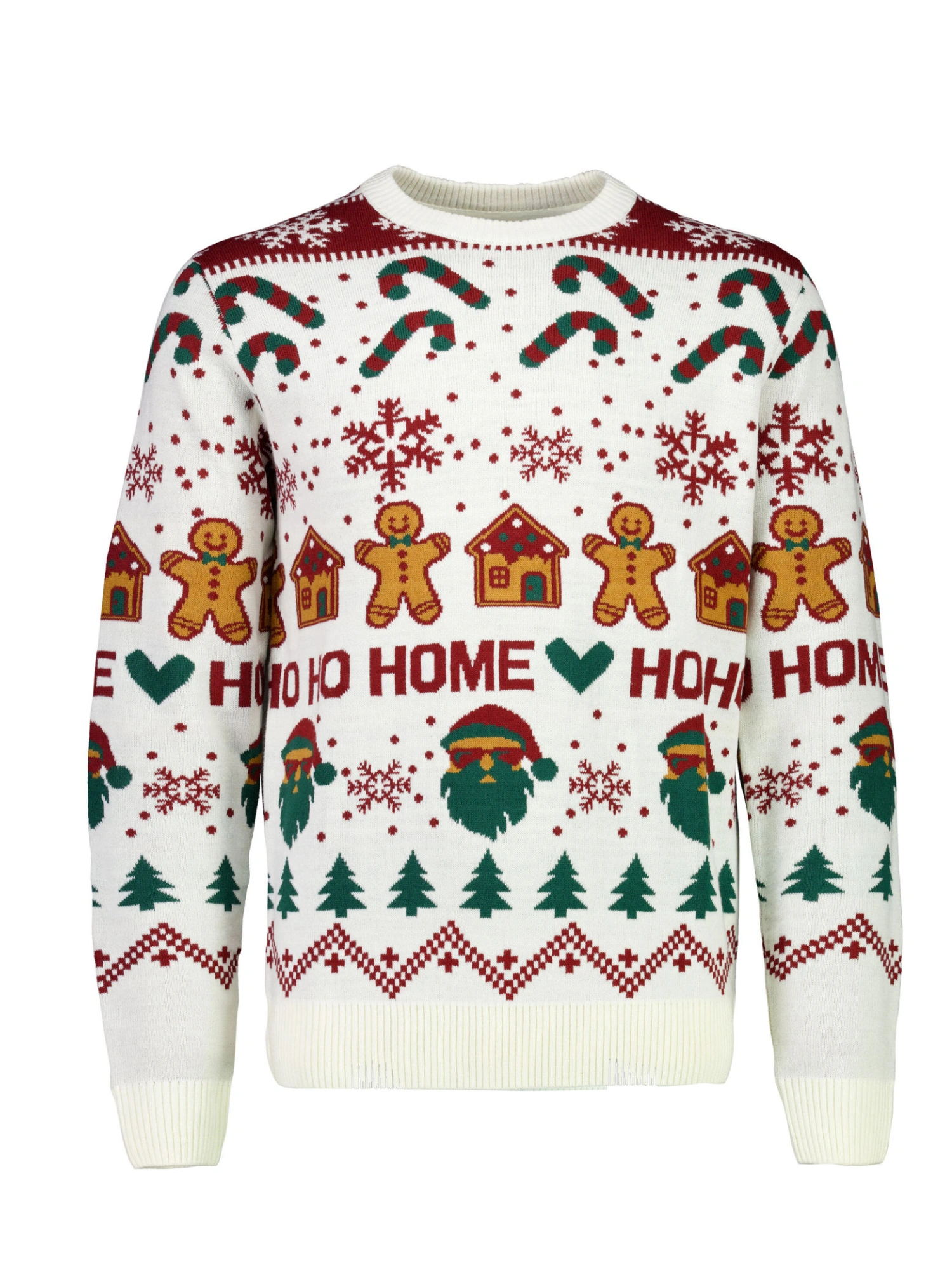 Lindbergh Santa Pullover Off White