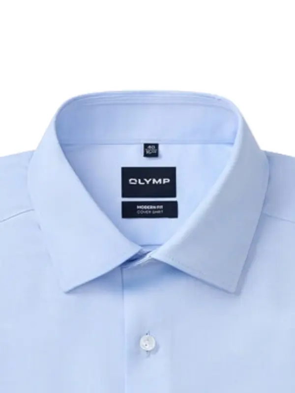 OLYMP Luxor Modern Fit Skjorte Light Blue