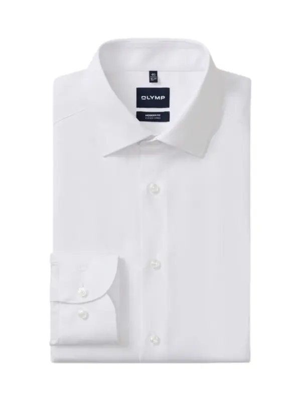 OLYMP Luxor Modern Fit Skjorte White