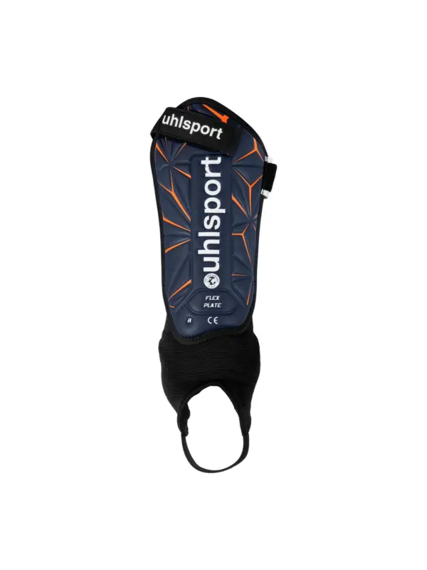 UHLSPORT UHLSPORT Flex Plate Benskinner Navy/Orange/Hvid