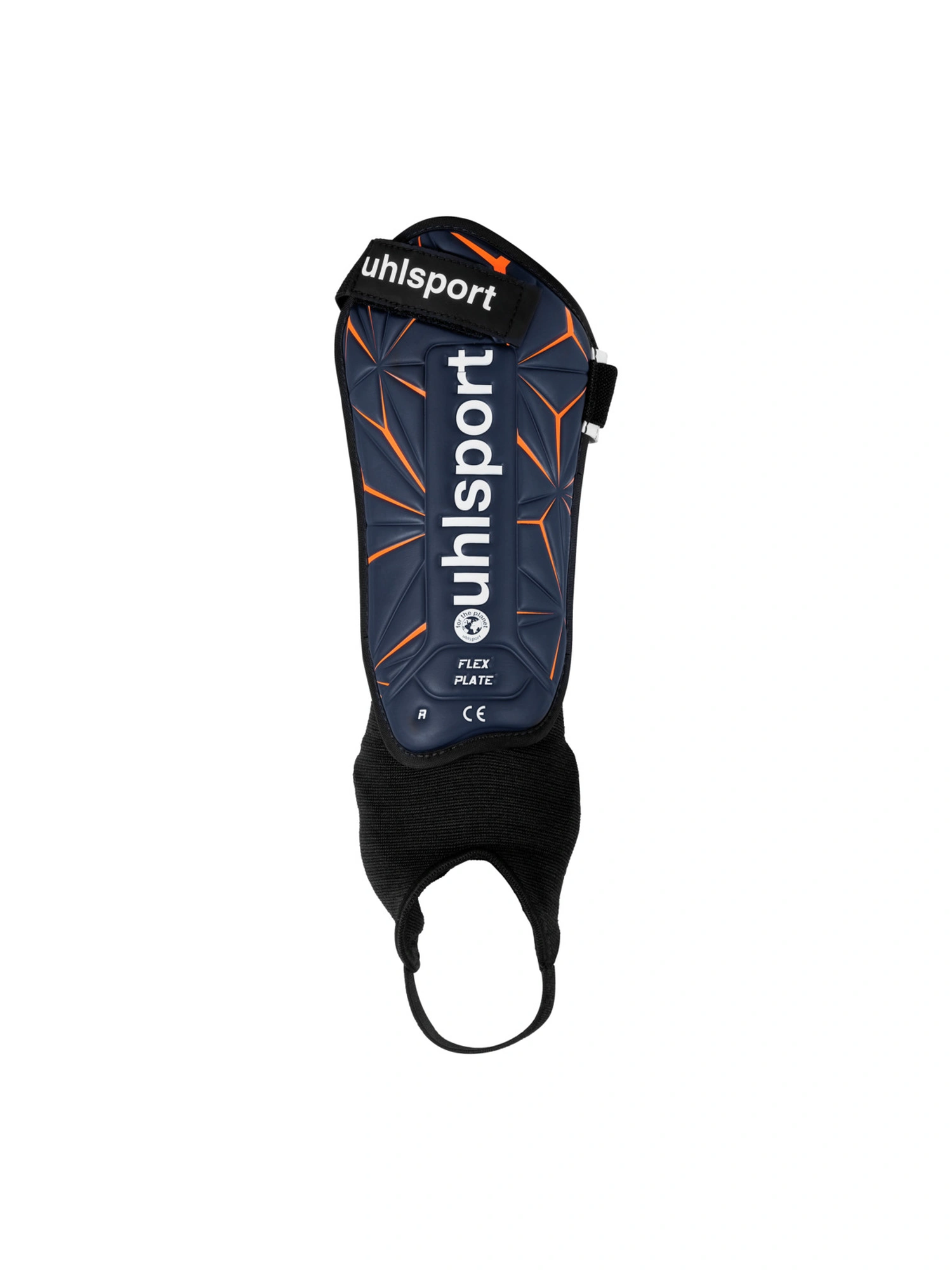 UHLSPORT UHLSPORT Flex Plate Benskinner Navy/Orange/Hvid