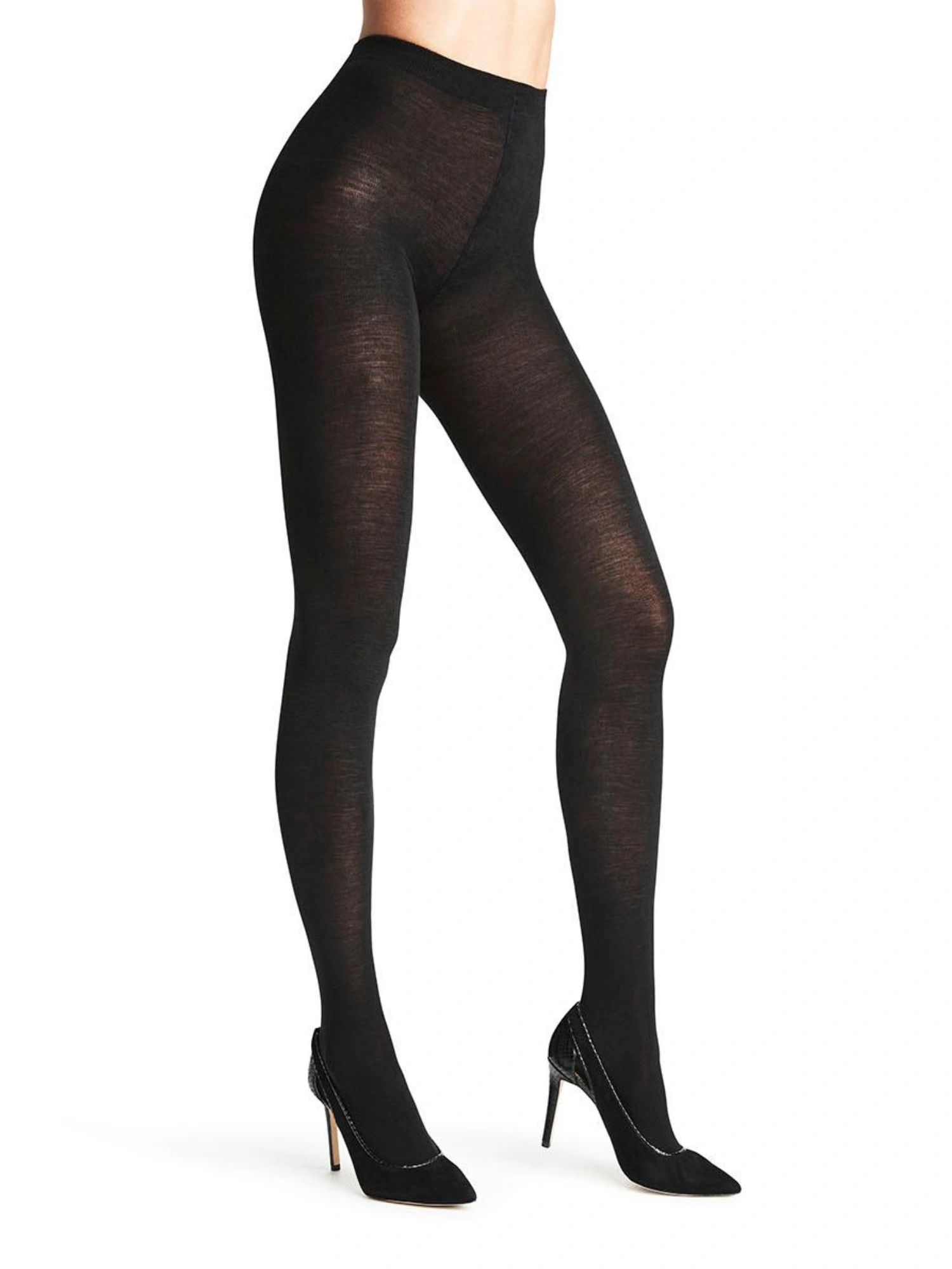 Decoy Cotton/wool Strømpebuks BLACK